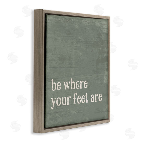 Stupell Industries Jennifer Pugh | Stay Grounded Inspiring Rustic Typography Phrase Wall Art
