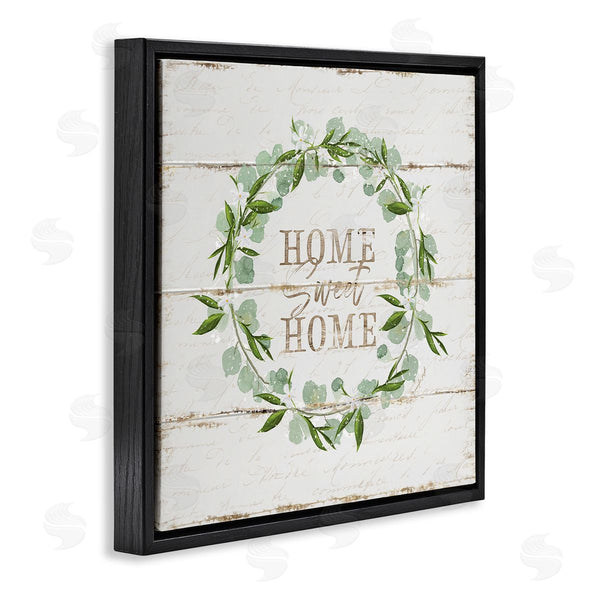 Stupell Industries Jennifer Pugh | Sweet Home Eucalyptus Wreath