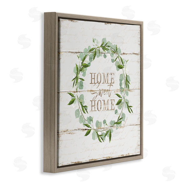Stupell Industries Jennifer Pugh | Sweet Home Eucalyptus Wreath
