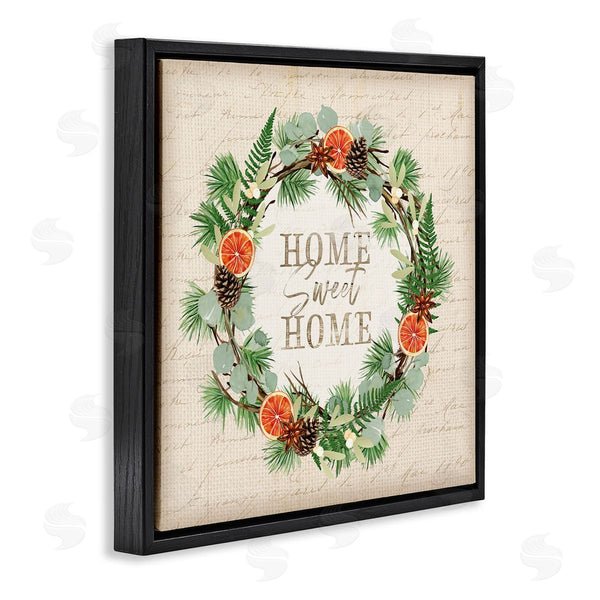 Stupell Industries Jennifer Pugh | Sweet Home Seasonal Wreath Wall Art
