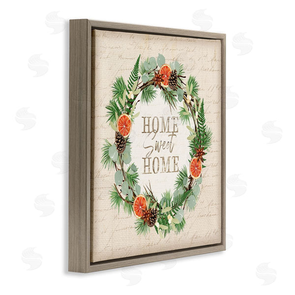 Stupell Industries Jennifer Pugh | Sweet Home Seasonal Wreath Wall Art