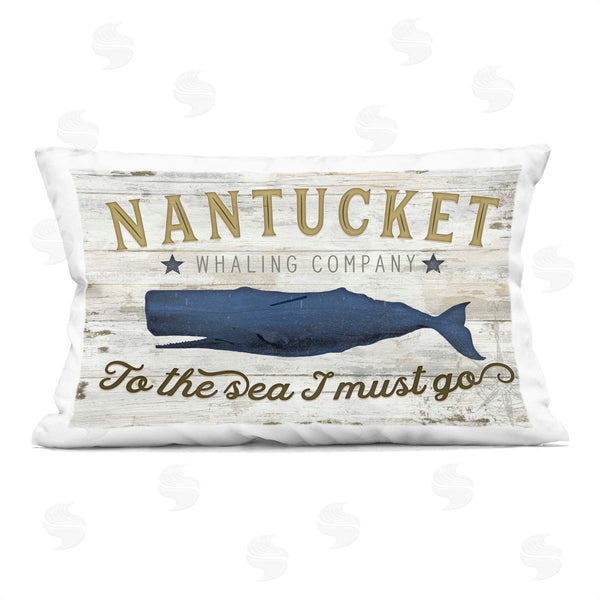stupell industries Jennifer Pugh | To The Sea I Must Go Printed Throw Pillow