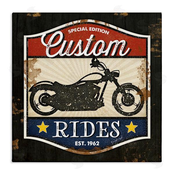 stupell industries Jennifer Pugh | Vintage Rides Motorcycle Sign Wall Art