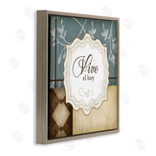 Stupell Industries Jennifer Pugh | Vive El Hoy Tradicional Wall Art
