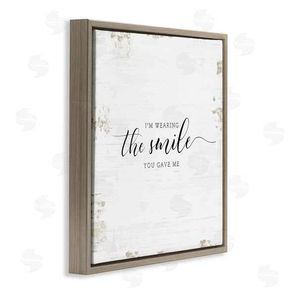 Stupell Industries Jennifer Pugh | Wearing The Smile You Gave Me