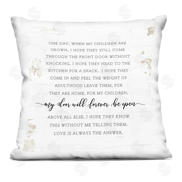 stupell industries Jennifer Pugh | When My Children Are Grown Emotional Family Printed Throw Pillow
