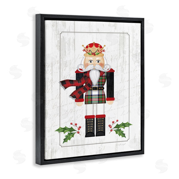 Stupell Industries Jennifer Pugh | Winter Holly Nutcracker Wall Art