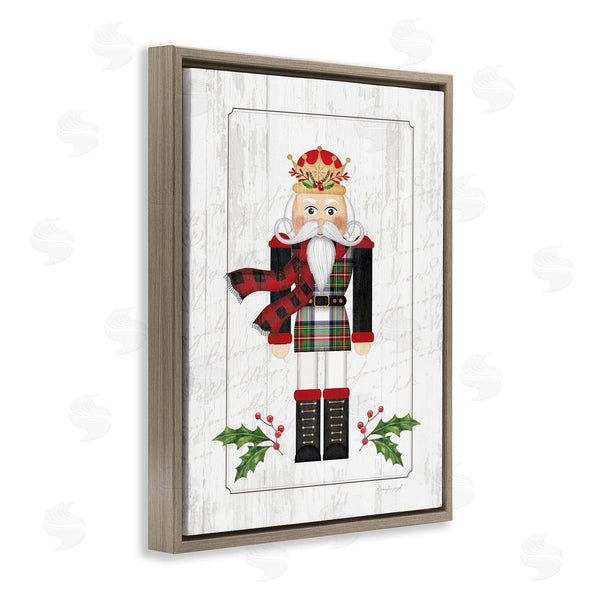Stupell Industries Jennifer Pugh | Winter Holly Nutcracker Wall Art