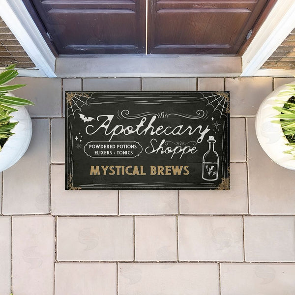 Stupell Industries Jennifer Pugh | Witchy Apothecary Brews Non-Woven Door Mat