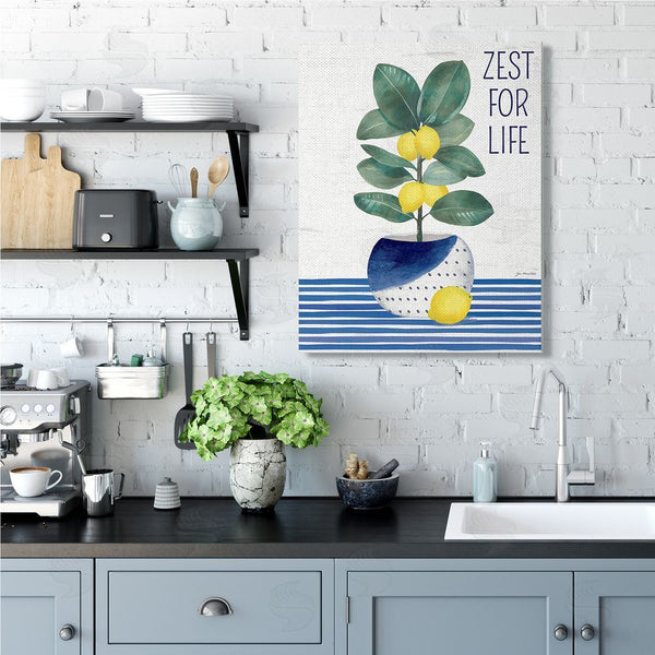 Stupell Industries Jennifer Pugh | Zest For Life Lemon Plant Wall Art