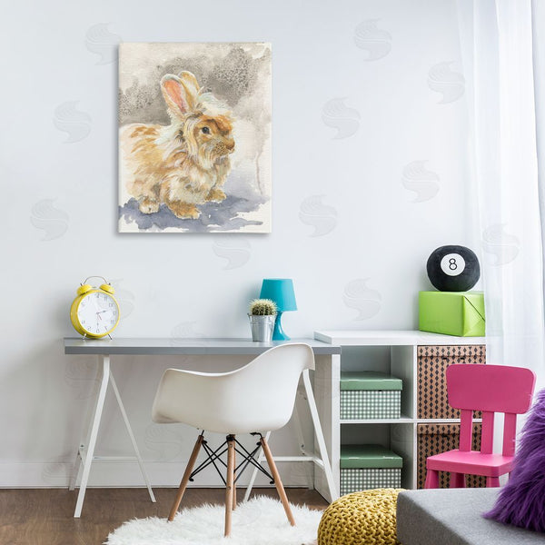 Stupell Industries Jennifer Redstreake | Angora Bunny Watercolor Wall Art