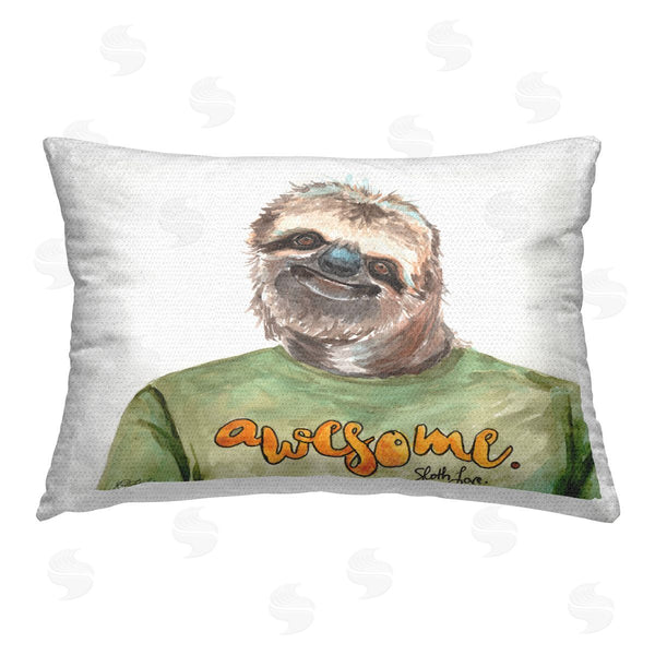 Stupell Industries Jennifer Redstreake | Awesome Smiling Sloth