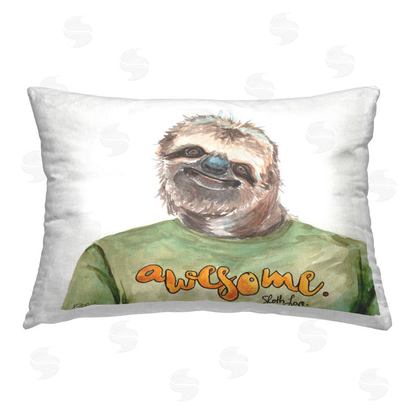 stupell industries Jennifer Redstreake | Awesome Smiling Sloth