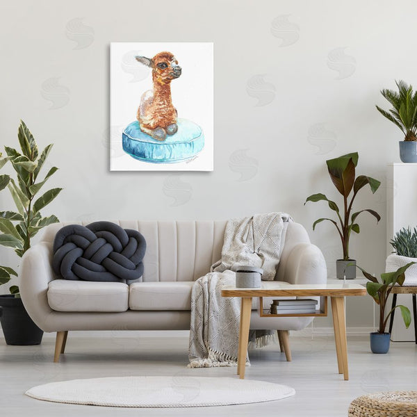 Stupell Industries Jennifer Redstreake | Baby Goat On Pillow Wall Art