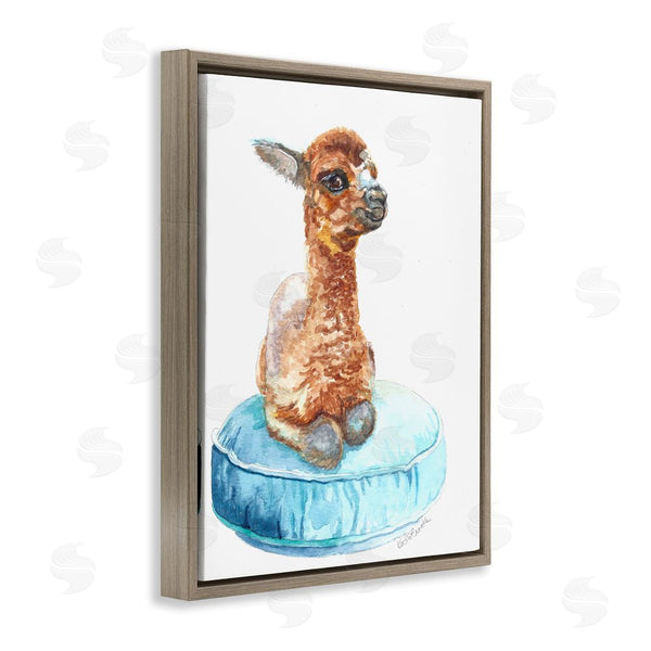 Stupell Industries Jennifer Redstreake | Baby Goat On Pillow Wall Art
