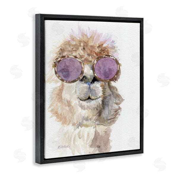 Stupell Industries Jennifer Redstreake | Fashionable Alpaca Portrait Wall Art