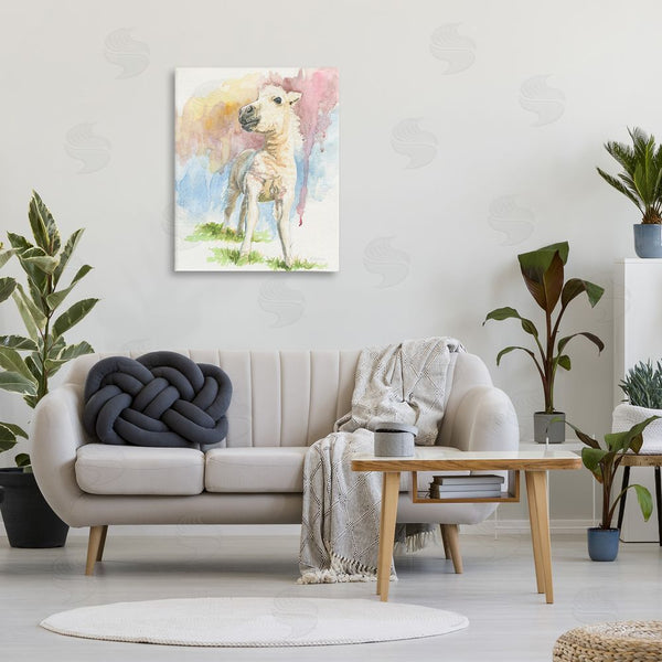 Stupell Industries Jennifer Redstreake | Modern Foal Painting Wall Art