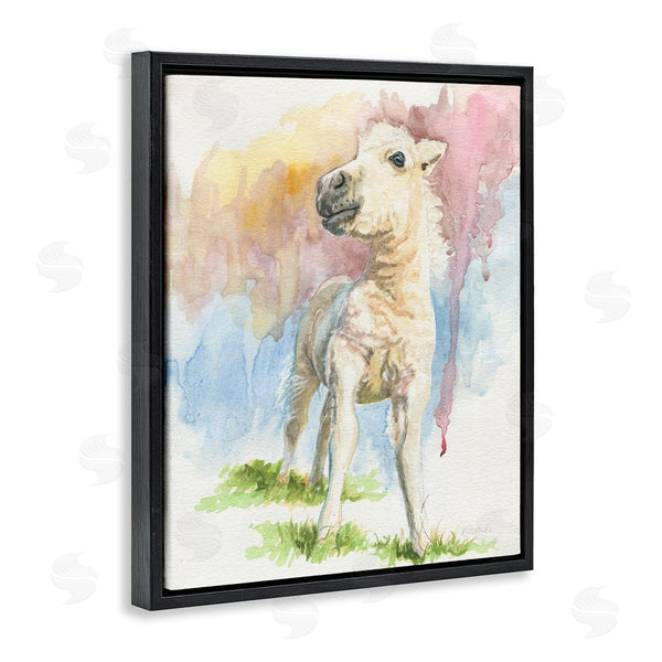 Stupell Industries Jennifer Redstreake | Modern Foal Painting Wall Art