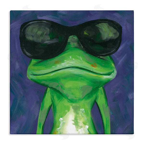 stupell industries Jennifer Rutledge | Frog Wearing Sunglasses Painting Wall Art