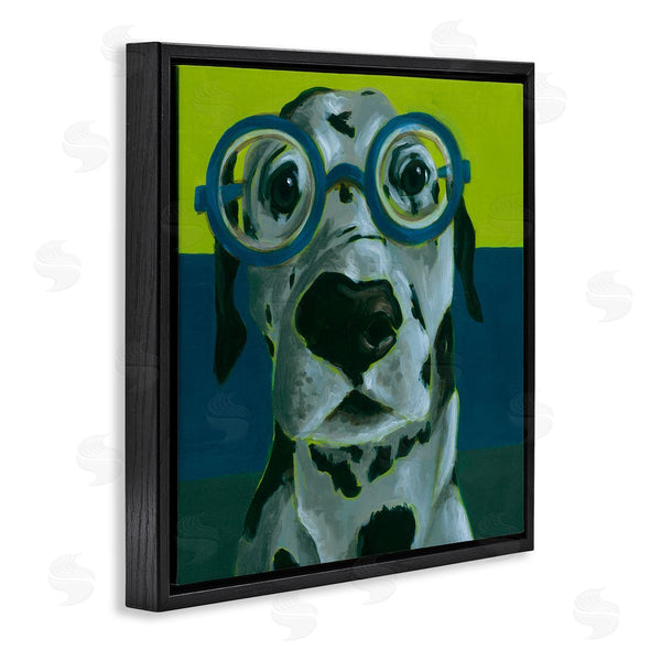 Stupell Industries Jennifer Rutledge | Funny Dalmatian Dog Eyeglasses Wall Art