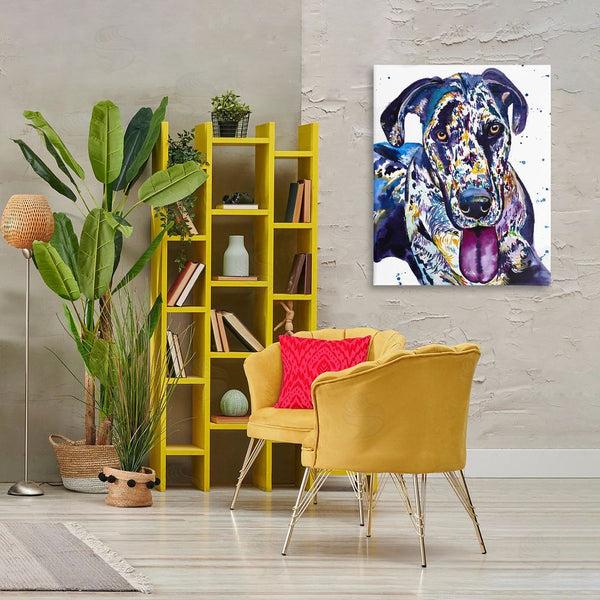 Stupell Industries Jennifer Seeley | Great Dane Whimsical Hues