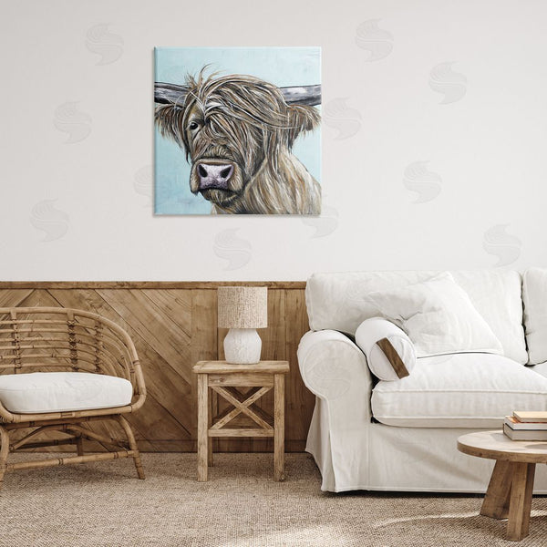 Stupell Industries Jennifer Seeley | Highland Cow Windblown