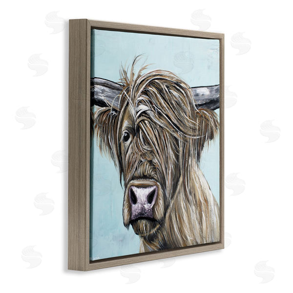 Stupell Industries Jennifer Seeley | Highland Cow Windblown