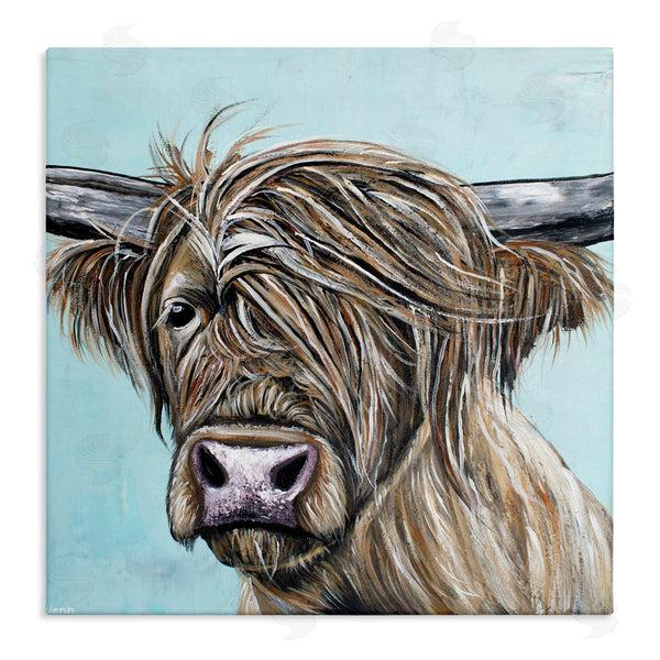 stupell industries Jennifer Seeley | Highland Cow Windblown