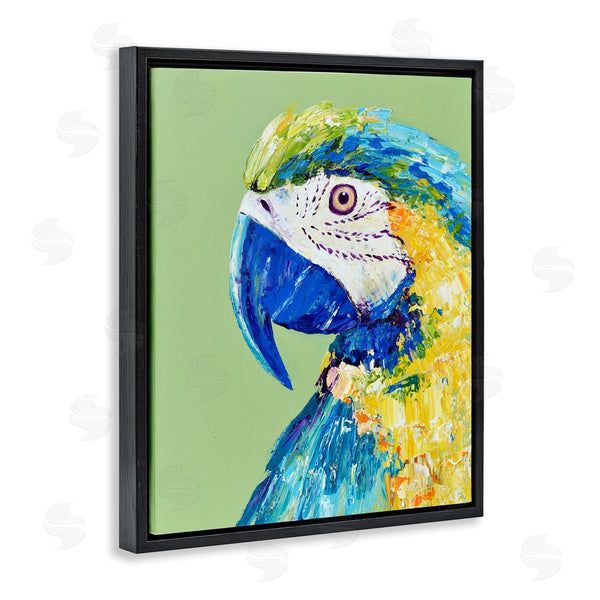 Stupell Industries Jennifer Seeley | Macaw Parrot On Green