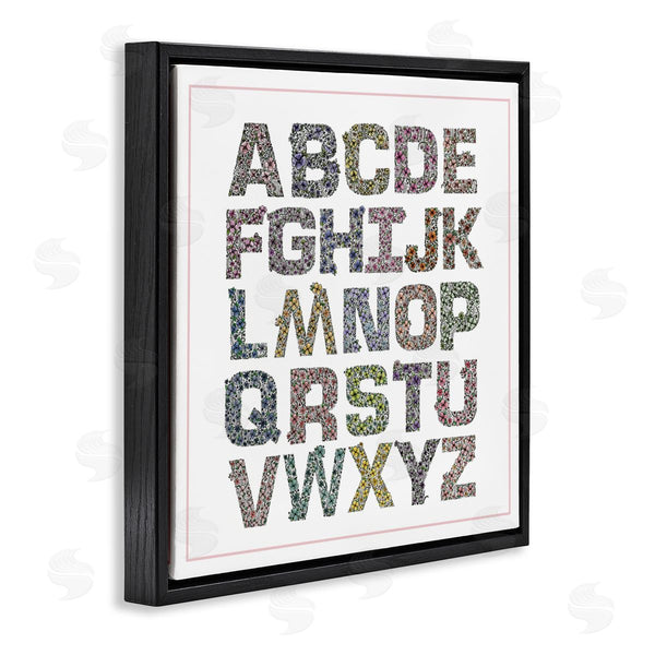 Stupell Industries Jennifer Stith | Detailed Florals Alphabet