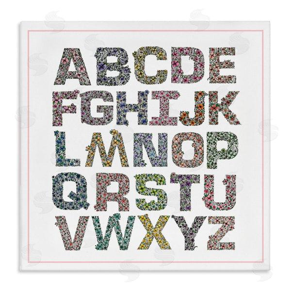 stupell industries Jennifer Stith | Detailed Florals Alphabet