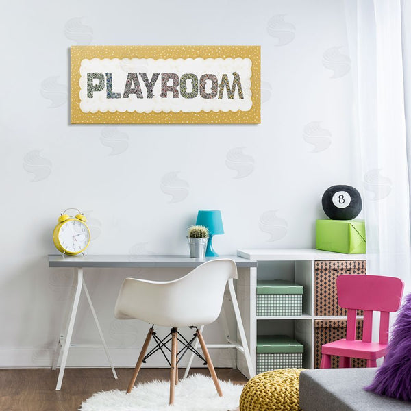 Stupell Industries Jennifer Stith | Play Room With Yellow Border