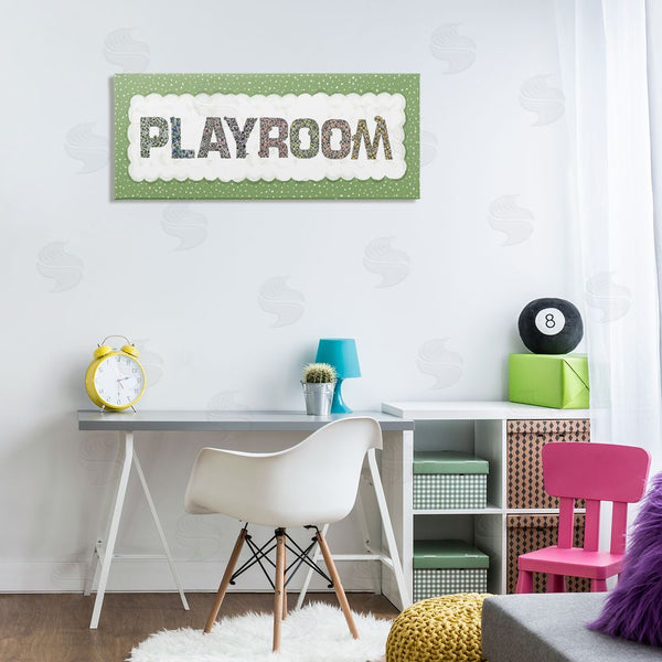 Stupell Industries Jennifer Stith | Playroom With Green Border