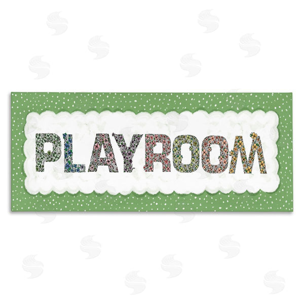 stupell industries Jennifer Stith | Playroom with Green Border
