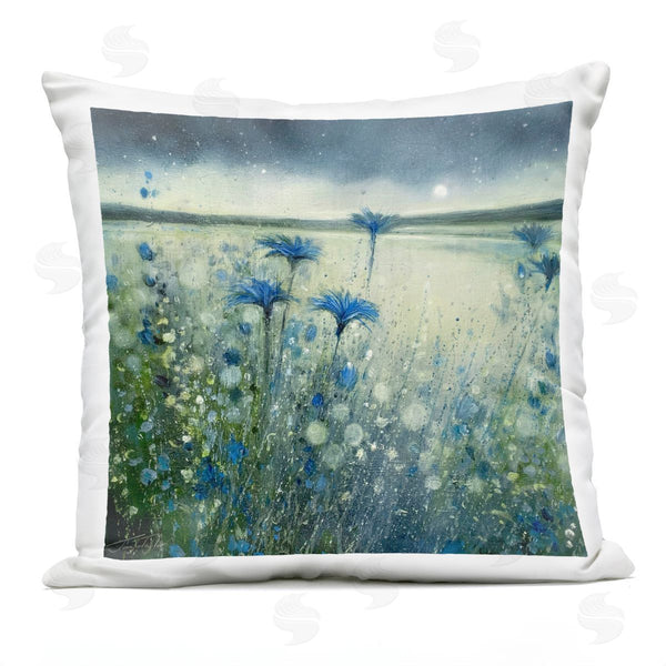 Stupell Industries Jennifer Taylor Art | Blooming Flowers Night Moon Printed Throw Pillow