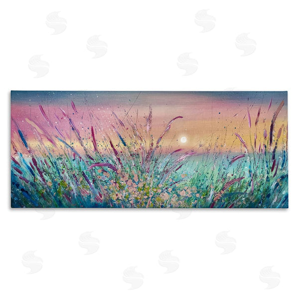 stupell industries Jennifer Taylor Art | Pond Reeds Sprouting at Sunset Wall Art
