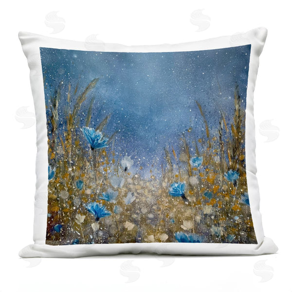 Stupell Industries Jennifer Taylor Art | Rainy Night Flower Meadow Printed Throw Pillow