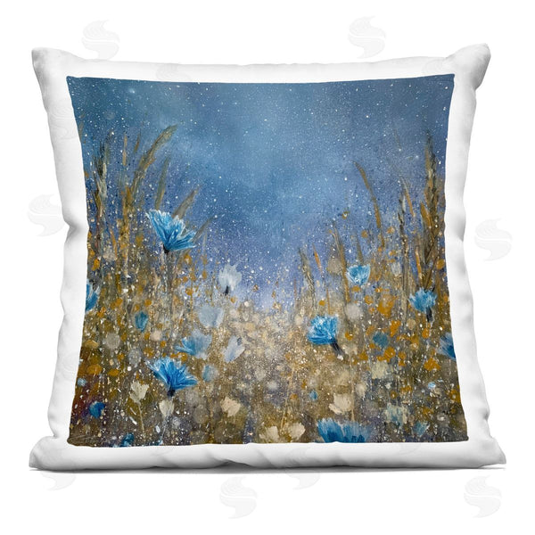 stupell industries Jennifer Taylor Art | Rainy Night Flower Meadow Printed Throw Pillow