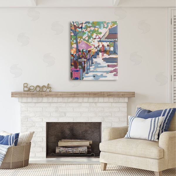 Stupell Industries Jenny Westenhofer | Abstract City Market Wall Art