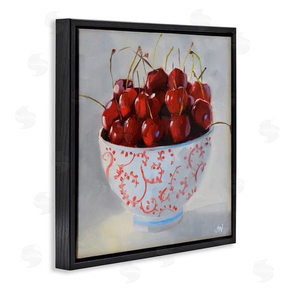 Stupell Industries Jenny Westenhofer | Cherries In Ornate Bowl Wall Art