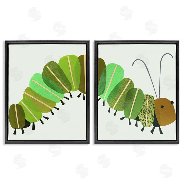 Stupell Industries Jenny Westenhofer | Cute Cozy Caterpillar Wall Art