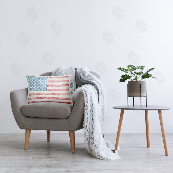 Stupell Industries Jenny Westenhofer | Patriotic Brushed Flag