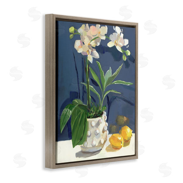 Stupell Industries Jenny Westenhofer | White Orchids & Lemons