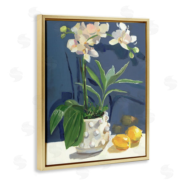 Stupell Industries Jenny Westenhofer | White Orchids & Lemons