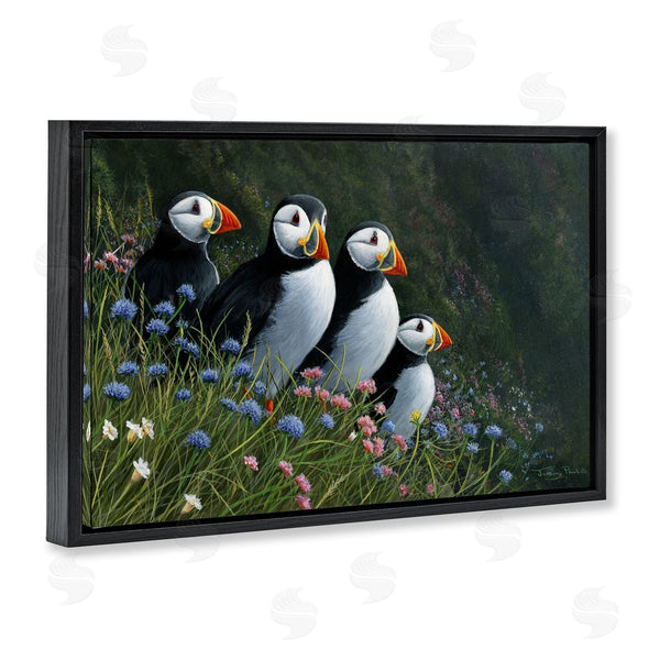 Stupell Industries Jeremy Paul | Puffins & Wild Flowers