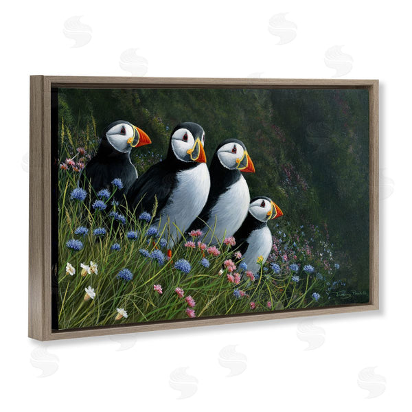 Stupell Industries Jeremy Paul | Puffins & Wild Flowers
