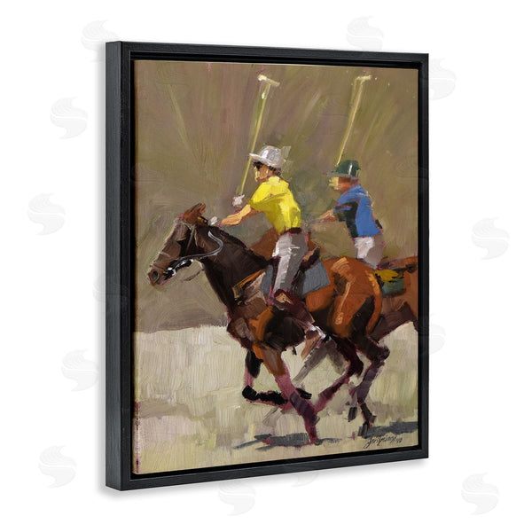 Stupell Industries Jeri Ireland | Polo Player Athletes Wall Art