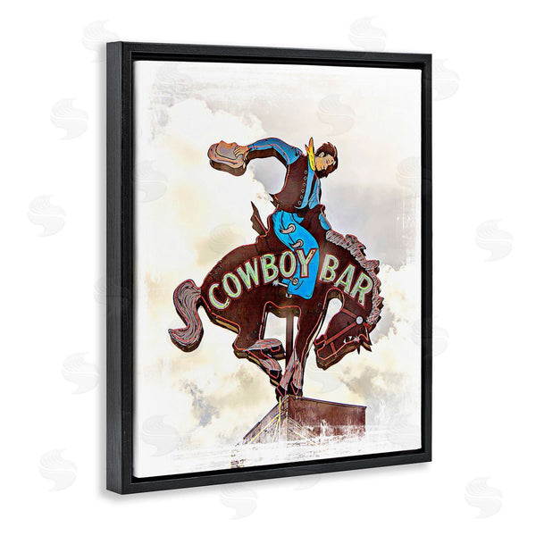 Stupell Industries Jerry Cowart | Cowboy Bar Sign Wall Art