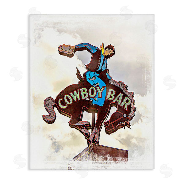 stupell industries Jerry Cowart | Cowboy Bar Sign Wall Art