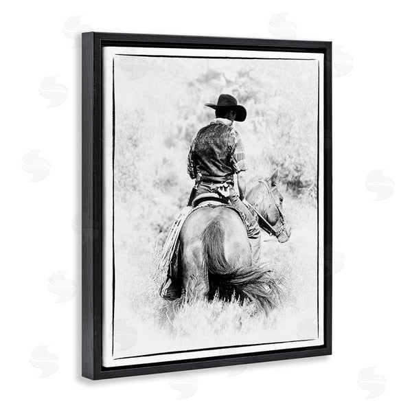 Stupell Industries Jerry Cowart | Cowboy & Horse In Nature Wall Art